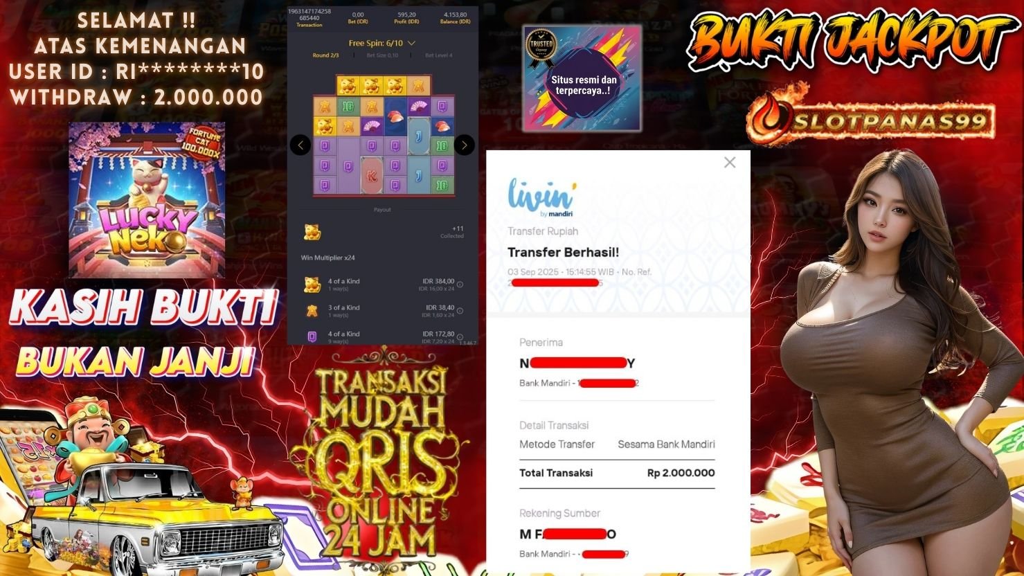 SLOTPANAS99 JACKPOT SLOT LUCKY NEKO